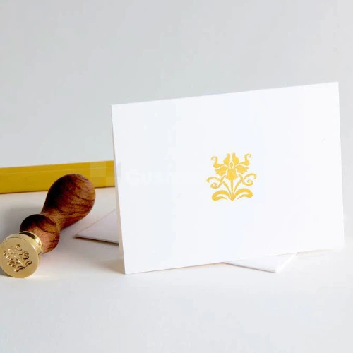 custom gold foil postcards printing