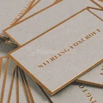 custom foil business cards