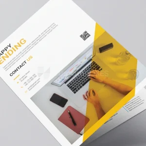 two fold brochure and flyer template